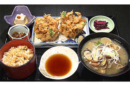 老舗料亭名物！あさり御膳