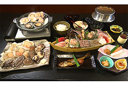 豪快料理でもてなす宿