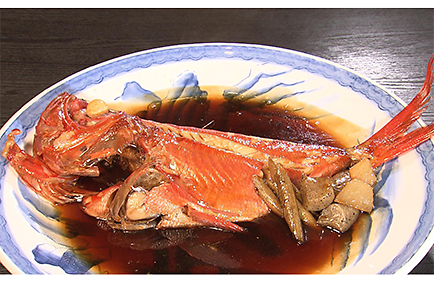 鮮魚にこだわる！キンメダイの姿煮