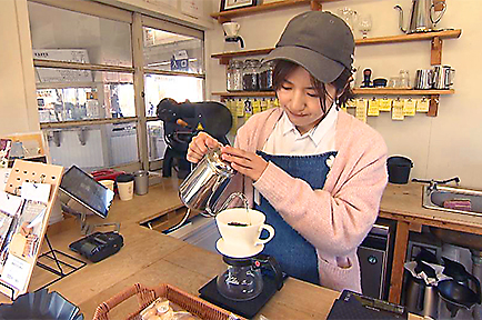 街全体が客席！本格コーヒースタンド
