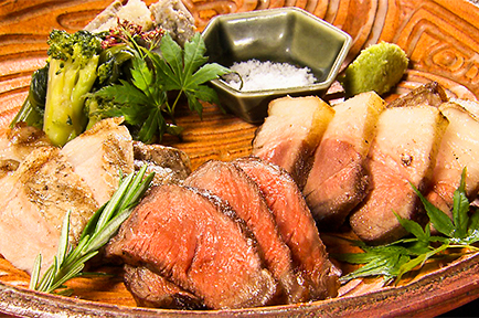 古民家で味わう“千産千消”の料理