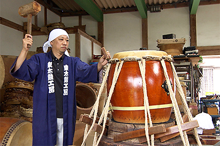 伝統を守る！佐原太鼓づくり職人