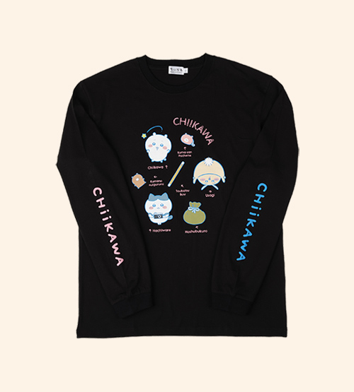 長袖Tシャツ トリオ ブラック