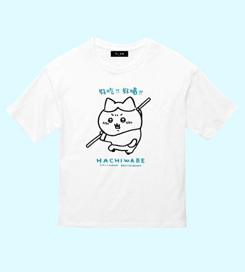 ビックTシャツ カンフーハチワレ