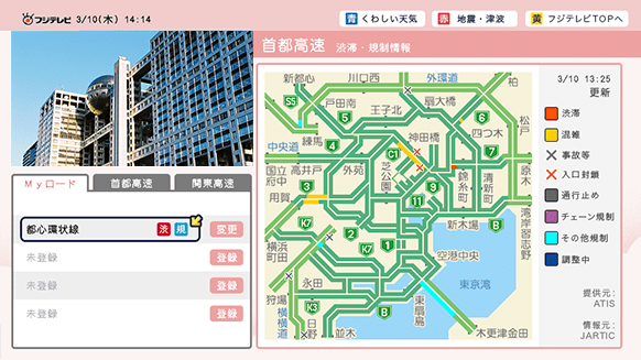 首都 高速 道路 渋滞 情報