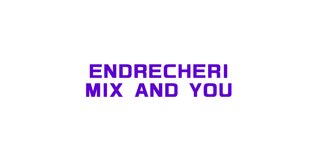ENDRECHERI MIX AND YOU FES フェイスタオルとパンツ ミュージシャン