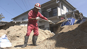 西日本豪雨の被災地で災害ボランティア（2018年8月・広島県呉市）