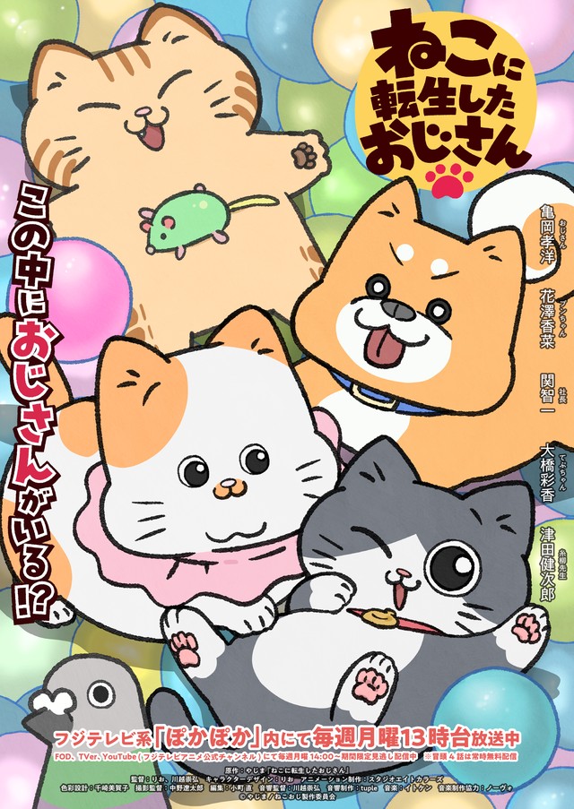 TVアニメ『ねこに転生したおじさんおじ』癒しの新KV解禁！「ファミリー