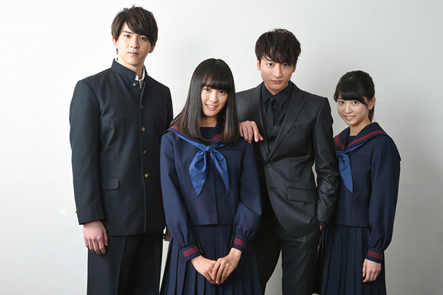 ドラマ『いつか、眠りにつく日』メインキャスト 左から)甲斐翔真、大友花恋、小関裕太、喜多乃愛