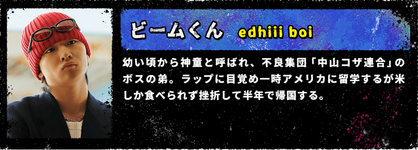 ゲート・オン・ザ・ホライズン〜GOTH〜 相関図 我那覇琉唯【ビームくん】