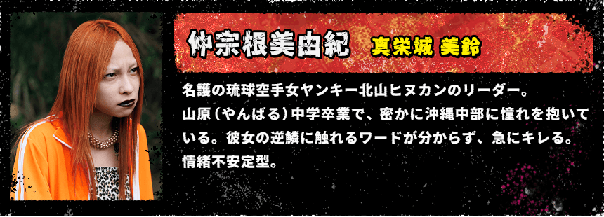 ゲート・オン・ザ・ホライズン〜GOTH〜 相関図 仲宗根 美由紀
