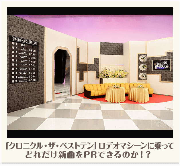 「クロニクル・ザ・ベストテン」ロデオマシーンに乗ってどれだけ新曲をPRできるのか！？