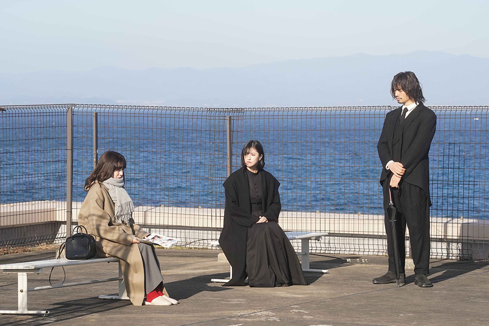 君が心をくれたから 逢原雨(永野芽郁)、日下(斎藤工)、千秋(松本若菜)