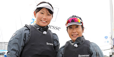 吉田愛＆吉岡美帆（セーリング）