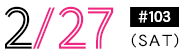 2/27(sat)