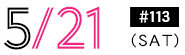 5/21(sat)