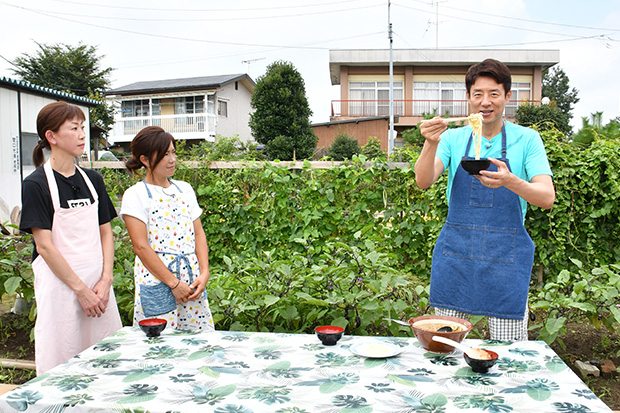 川島町、夏の風物詩！つるっとキンキン冷や汁うどん