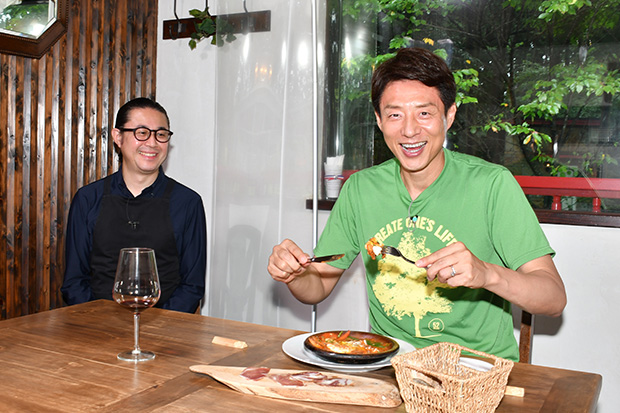 手作りハムが味の決め手のバスク料理