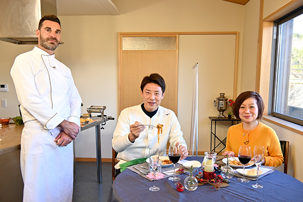 高知の人気フランス人シェフがご自宅に！