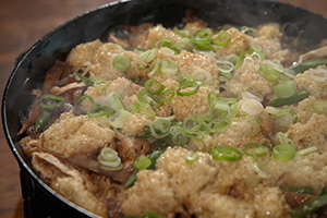 つりきんめの煮炙り丼