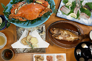 本島のおもてなし料理