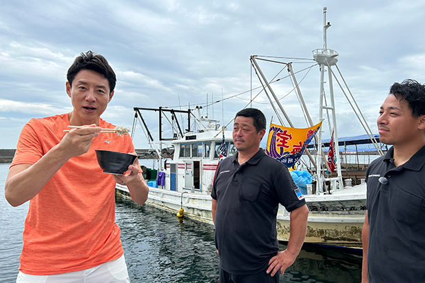 六甲山からの恵みがたっぷり！朝日に輝くしらす