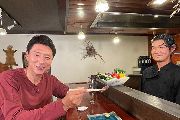 猟する料理人が作る鹿の絶品ホルモン料理