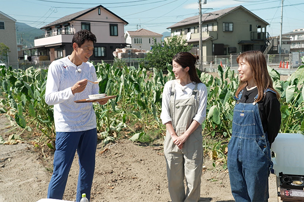 素材の味を生かす里芋とホワイトソースのシンプルな組み合わせ