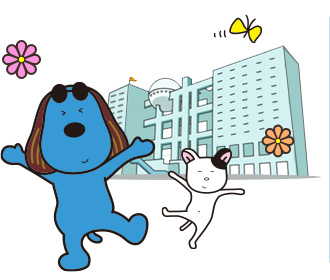 フジテレビキャラクター 小犬のラフちゃん フジテレビ