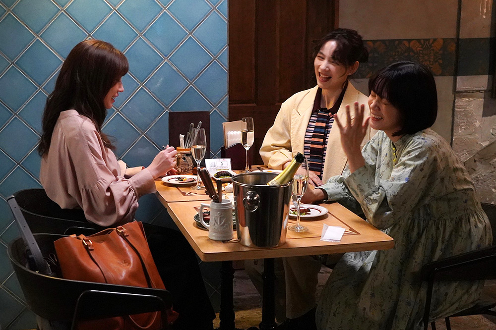 『Tokyo middle 30』 佐倉麻紀(仲里依紗)、山地遥(のん)、永野薫子(深川麻衣)