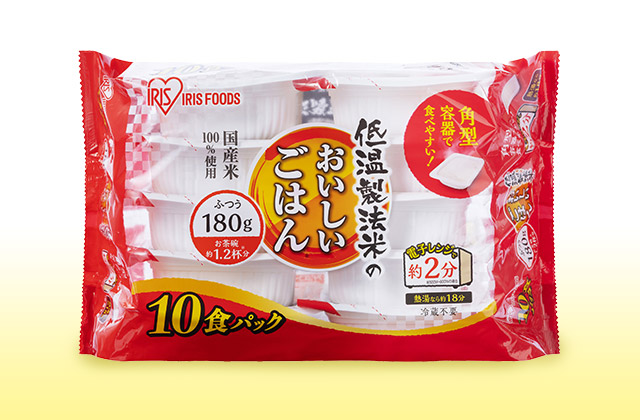 低温製法米のおいしいごはん®　180g 1ケース(10パック×4個)
