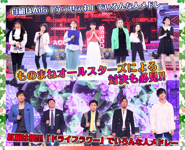 爆笑そっくりものまね紅白歌合戦スペシャル フジテレビ 爆笑そっくりものまね紅白歌合戦スペシャル フジテレビ