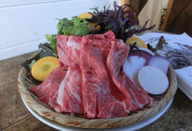 葉山牛と野菜しゃぶしゃぶ！