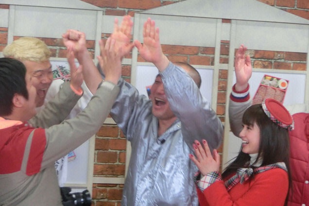 大喜びのもしツアチーム