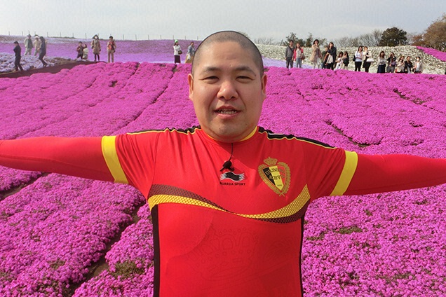 はいどうも〜やってきました「東京ドイツ村」ですー！芝桜 今満開ですー！