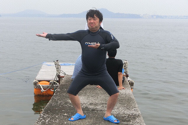 これから浜名湖にどっぷり浸かるための準備運動かしら〜？
