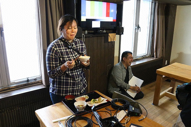 紫吹さんの御膳は熊澤Dが美味しく頂きました！
