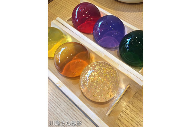 カラフルな石けんでお清め！