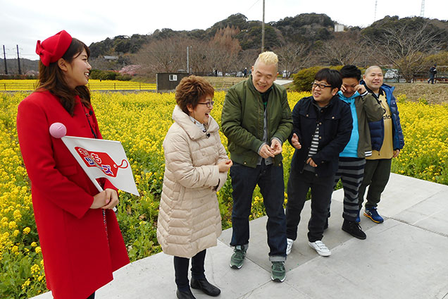 天気にも恵まれて始まったロケ!