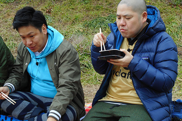 お腹も減っていて、カメラを忘れてペロリと完食の川島さんと三瓶さん