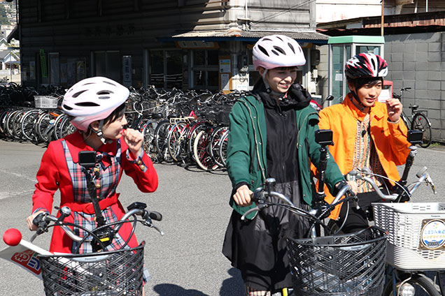 そんなことより、さぁサイクリング始めましょー！