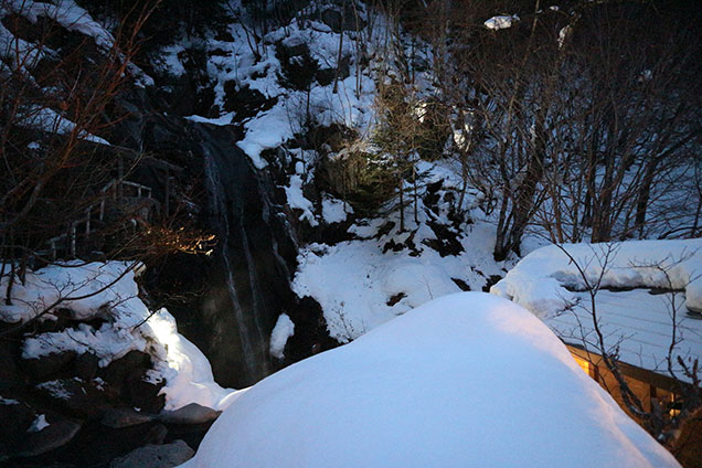 やっと奥鬼怒温泉郷に到着〜！本当は車でも行けるんだけどね♪