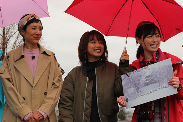 小雨の降る中でしたが、綺麗な桜でした！