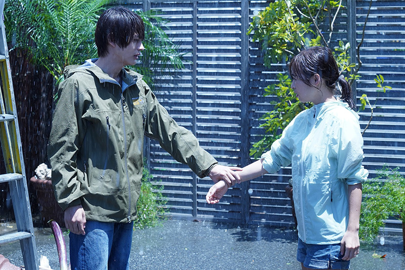 『真夏のシンデレラ』蒼井夏海(森七菜)、牧野匠(神尾楓珠)