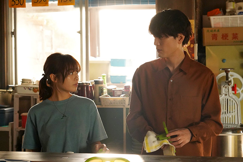 『真夏のシンデレラ』蒼井夏海(森七菜)、水島健人(間宮祥太朗)