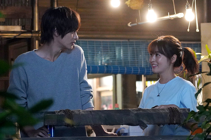 『真夏のシンデレラ』蒼井夏海(森七菜)、牧野匠(神尾楓珠)