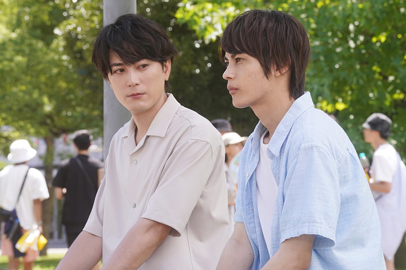 『真夏のシンデレラ』水島健人(間宮祥太朗)、牧野匠(神尾楓珠)