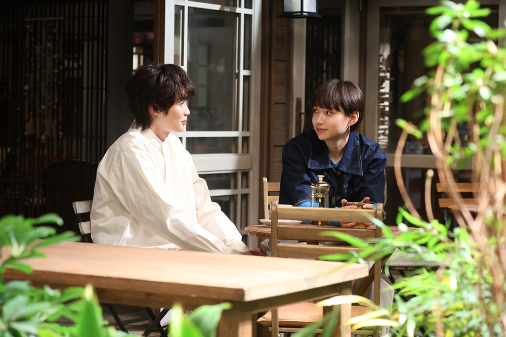 『続・続・最後から二番目の恋』長倉和平(中井貴一)、長倉えりな(白本彩奈)、木村優斗(西垣匠)