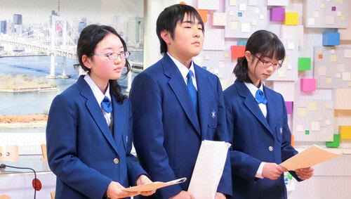 体験の様子 感想 中学 高校向けプログラム フジテレビのお仕事 めざましテレビを作ろう フジテレビ