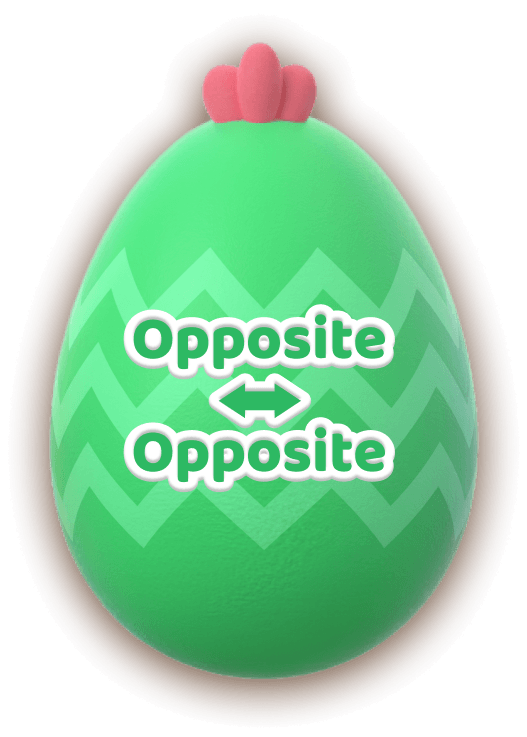 Opposite ⇔ Opposite